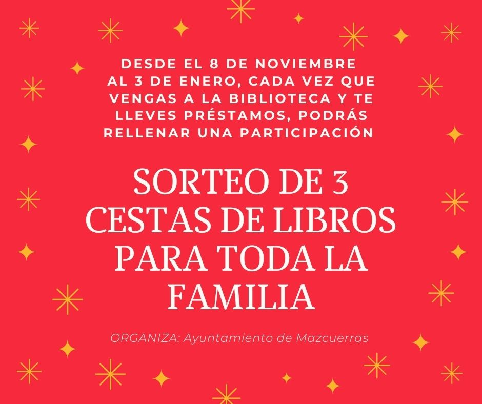 Sorteo 3 Cestas de Libros para toda la familia